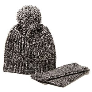 Rebecca‎ Minkoff Marled Beanie and Armwarme…